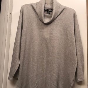 NEW Silver Dress Top